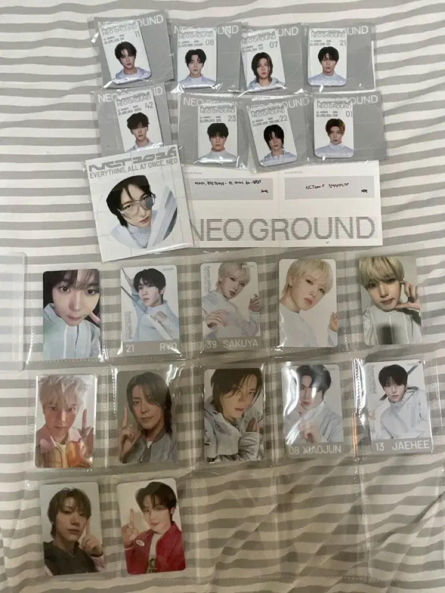엔시티 팝업 팜플렛 포카 위시 시온 사쿠야 료 재민 제노 등 양도